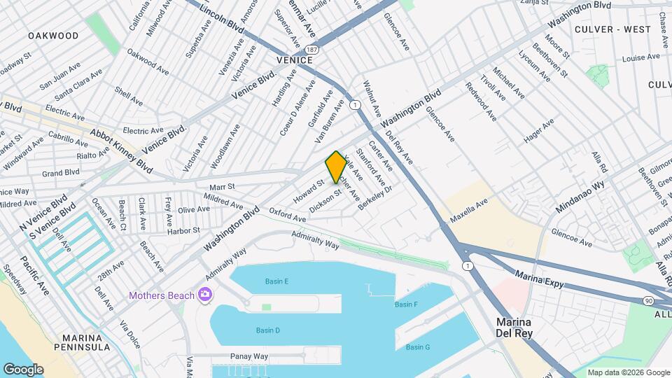 925 Dickson St Map and Location Details