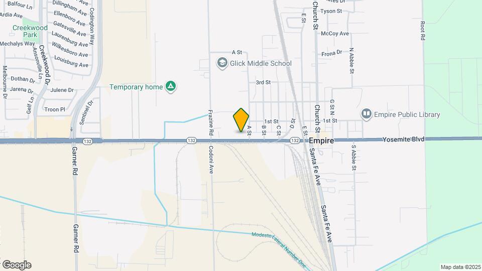 4705 Yosemite Blvd Mapa y Detalles de la Ubicación