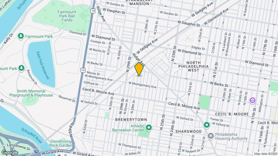 1829 N 28th St Map and Location Details