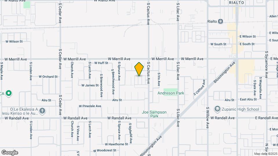 631 S Brampton Ave Map and Location Details