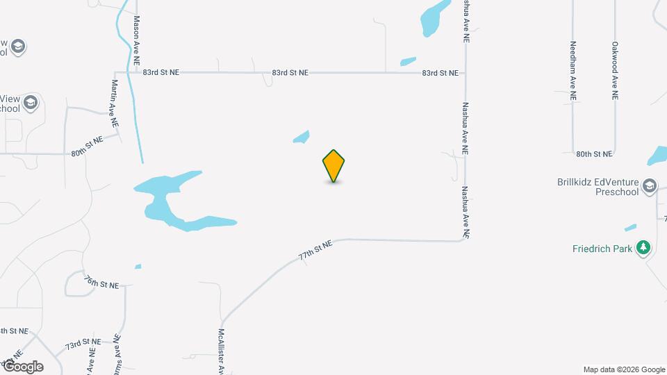 8102 Oakwood Ave NE Map and Location Details
