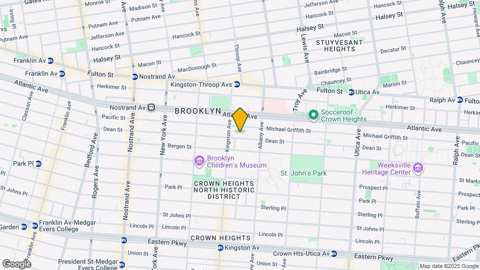 1445 Dean St Map and Location Details