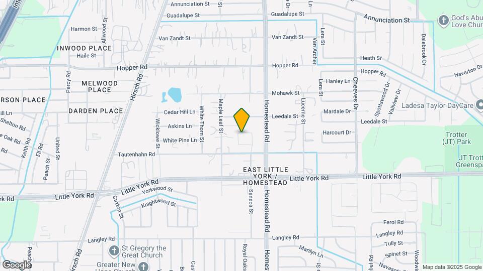 5818 Northern Oak St Map and Location Details