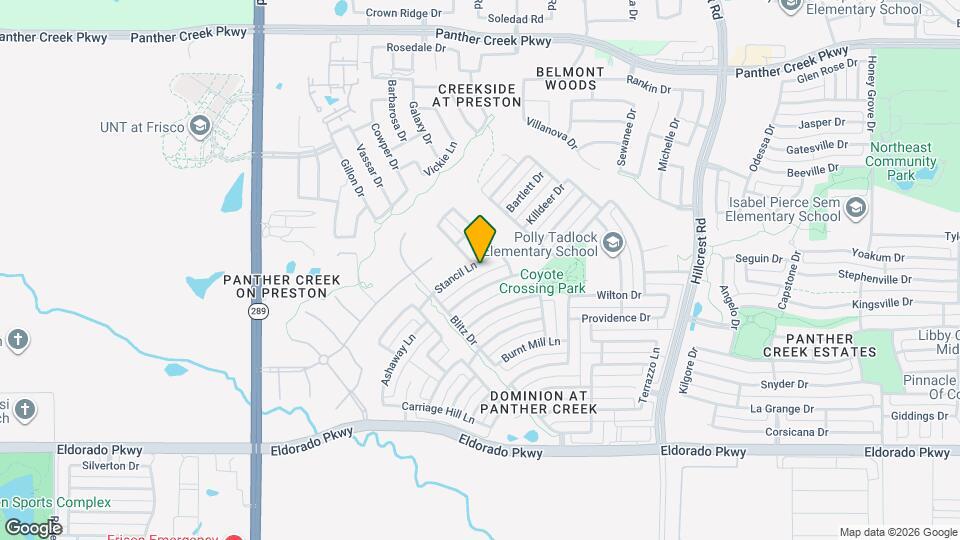10075 Stancil Ln Map and Location Details