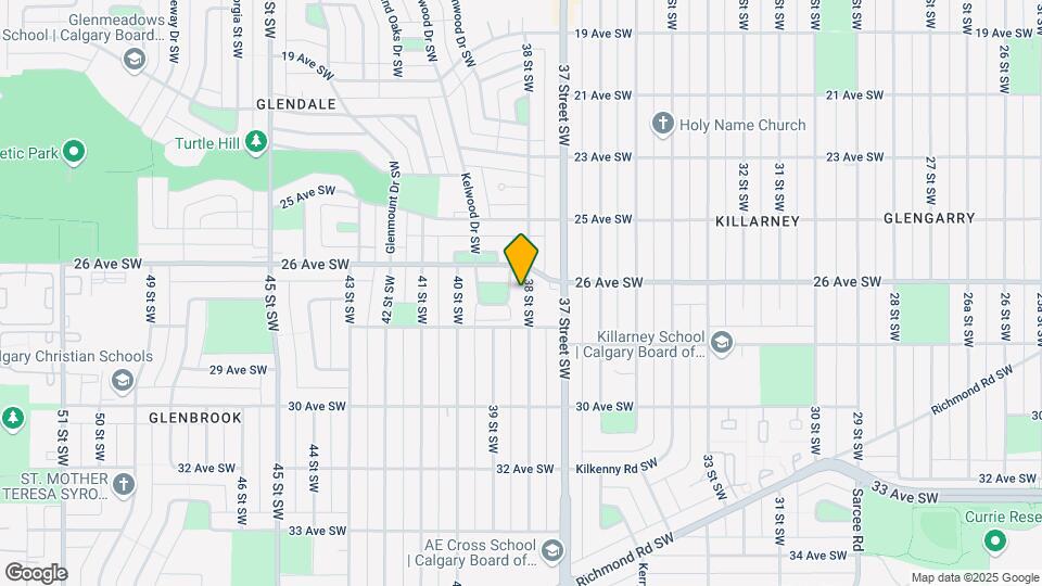 2717 38th St SW Map and Location Details