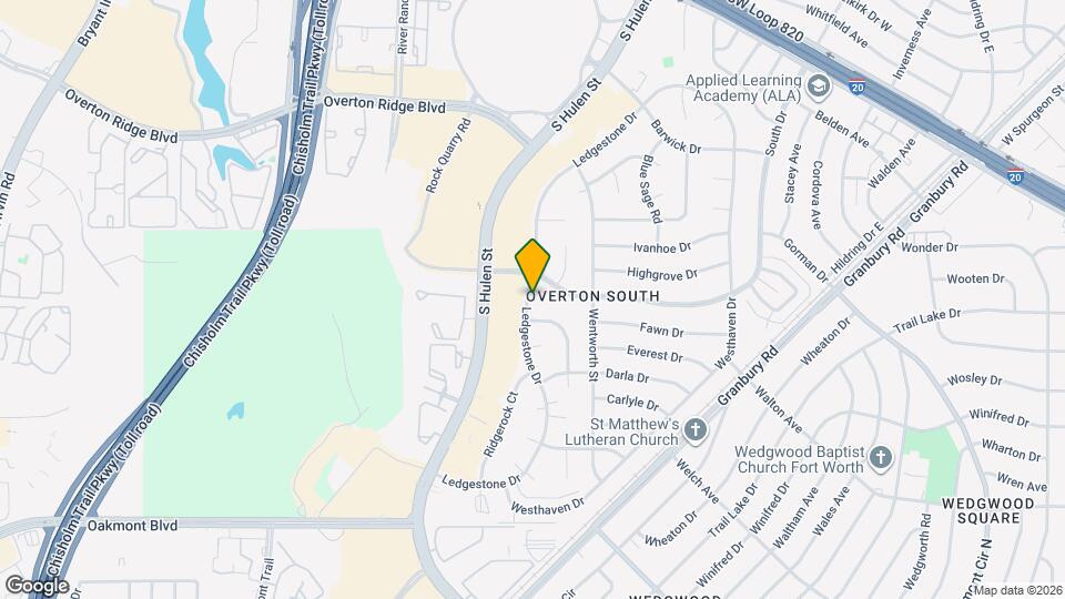 5409 Ledgestone Dr Map and Location Details