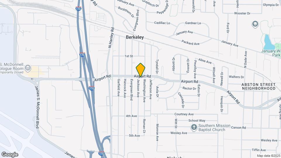 6154 Jackson Ave Map and Location Details