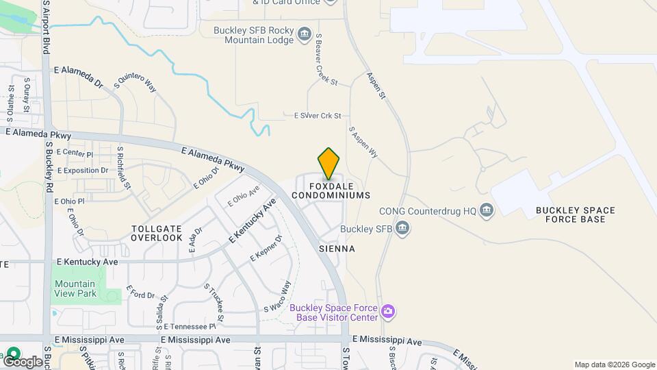 908 S Yampa St, Unit 102 Map and Location Details