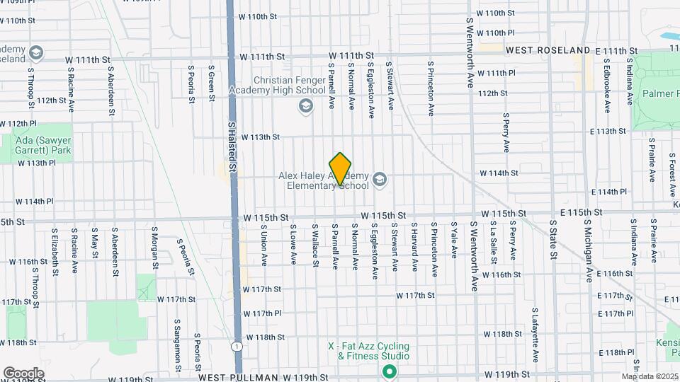 11421 S Parnell Ave Map and Location Details