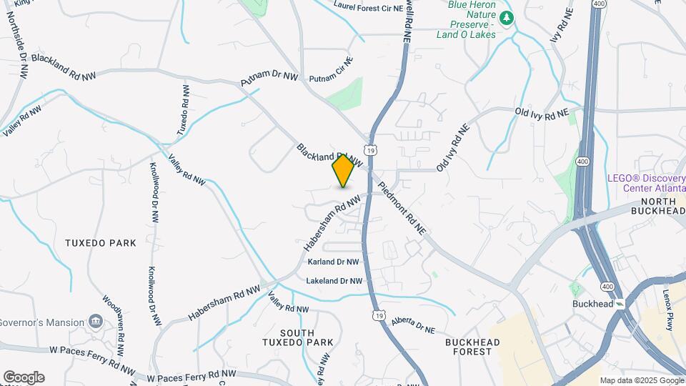 3636 Habersham Rd NW Mapa y Detalles de la Ubicación