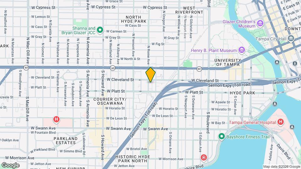 1702 W Cleveland St Mapa y Detalles de la Ubicación