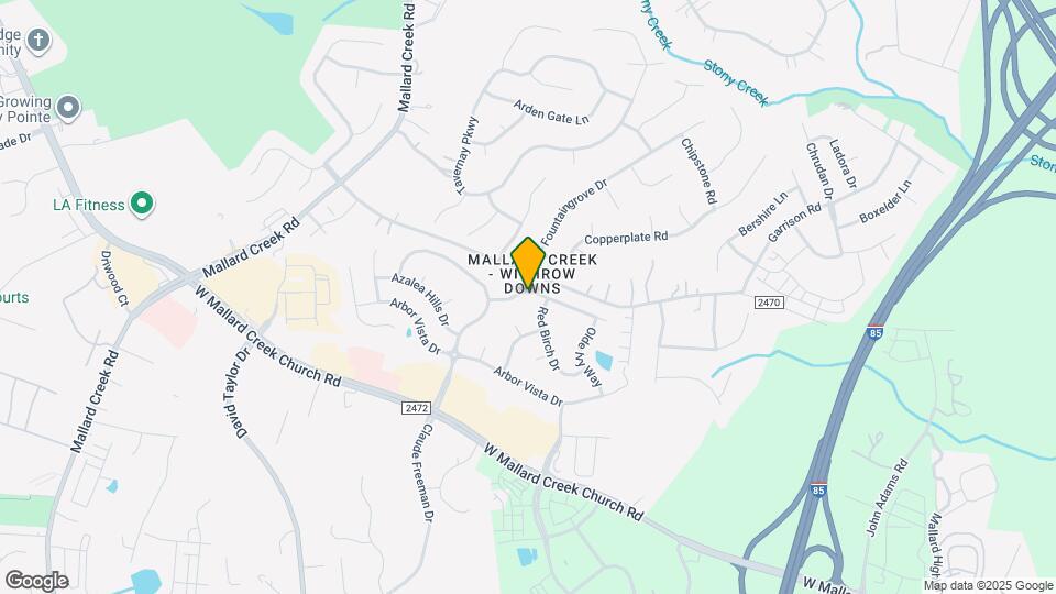 10828 Fountaingrove Dr Map and Location Details