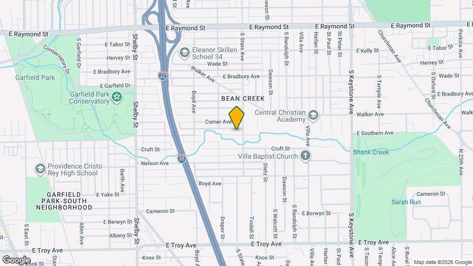 1644 E Southern Ave Map and Location Details
