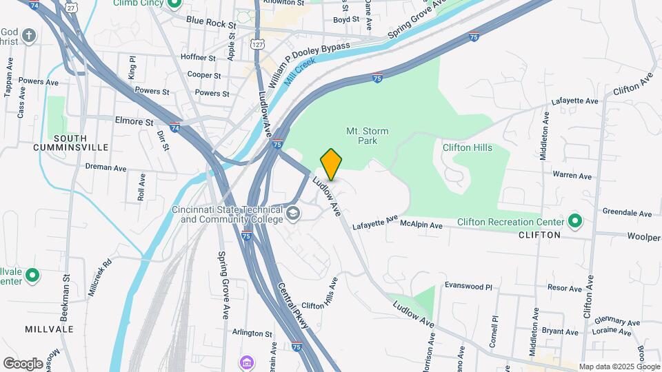 956 Ludlow Ave Map and Location Details