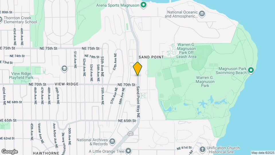 7021 Sand Point Way NE Map and Location Details