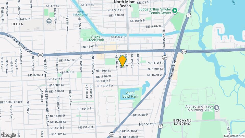 15941 NE 18th Ct Map and Location Details