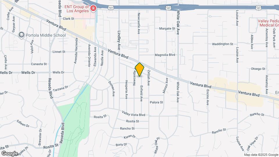 5107 Enfield Ave Map and Location Details