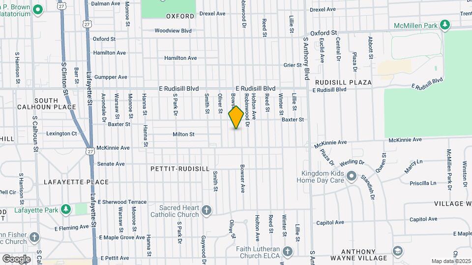 4129 Bowser Ave Mapa y Detalles de la Ubicación