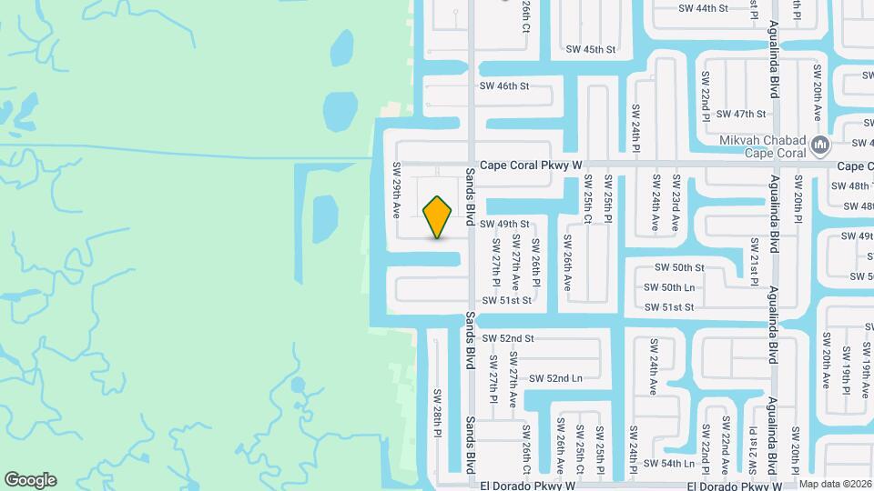 2822 SW 49th Terrace Map and Location Details