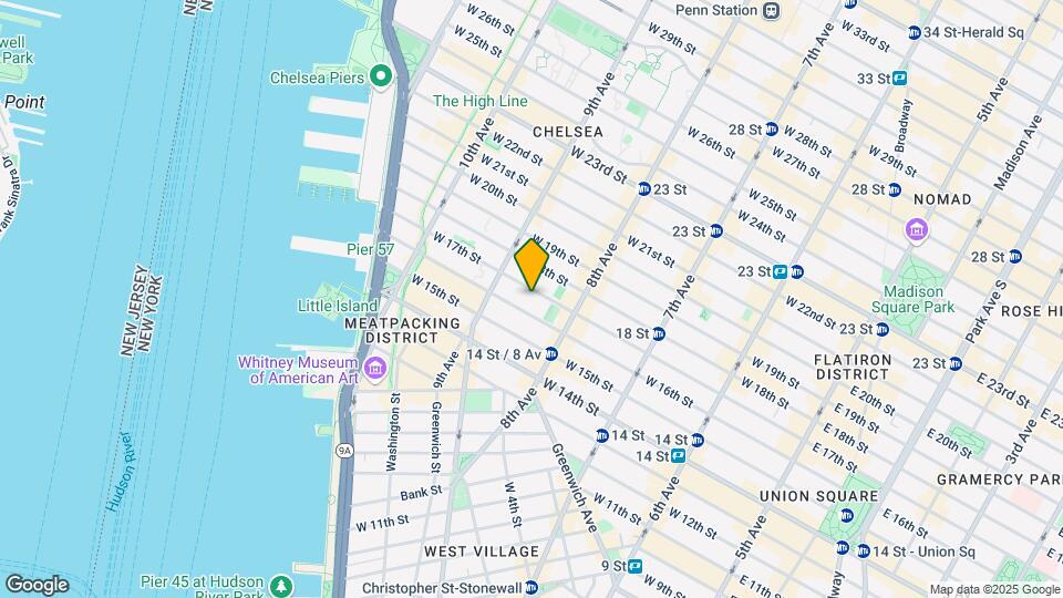 336 W 17th St Mapa y Detalles de la Ubicación