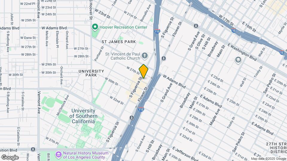 Hub LA Figueroa Mapa y Detalles de la Ubicación