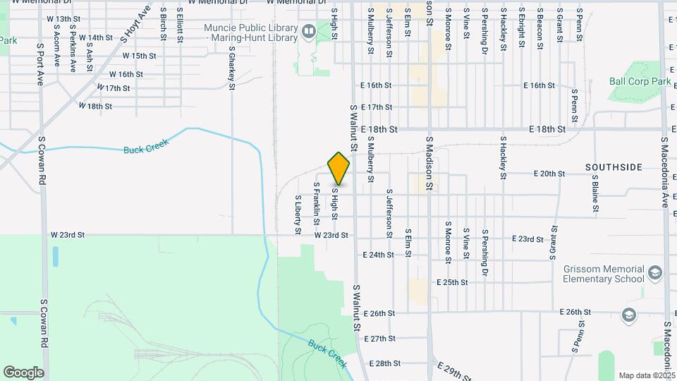 2718 S High St Map and Location Details