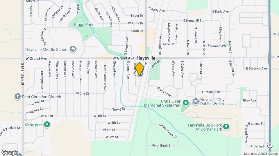 223 Turkle Ave Map and Location Details