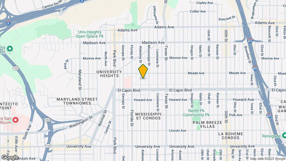 4351 Alabama St Mapa y Detalles de la Ubicación