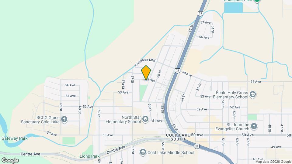 5607-5653 53 Ave Map and Location Details