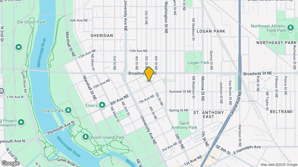 800 5th Street Northeast Mapa y Detalles de la Ubicación