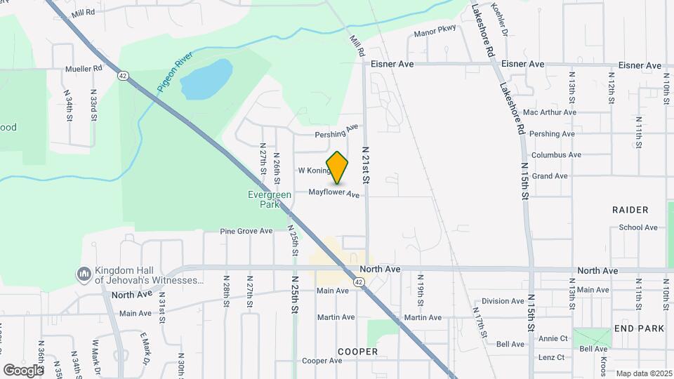 2308 Mayflower Ave Map and Location Details