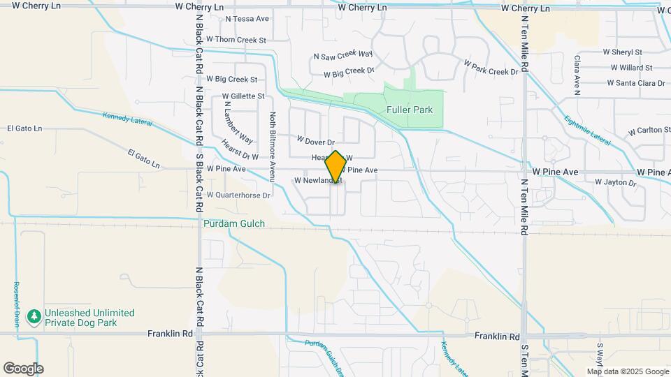 738 N Carisbrooke Ave Map and Location Details