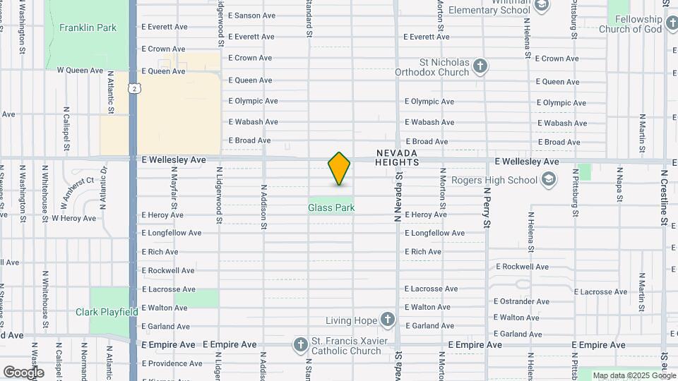 711 E Princeton Ave Map and Location Details