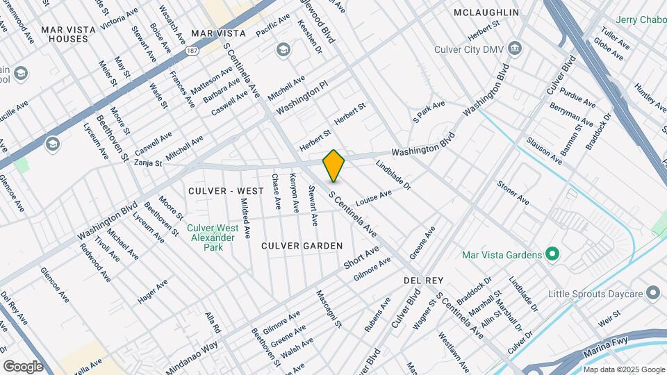 4230 S Centinela Ave Mapa y Detalles de la Ubicación