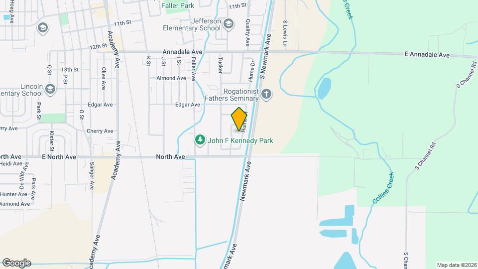 1671 Hume Dr Map and Location Details