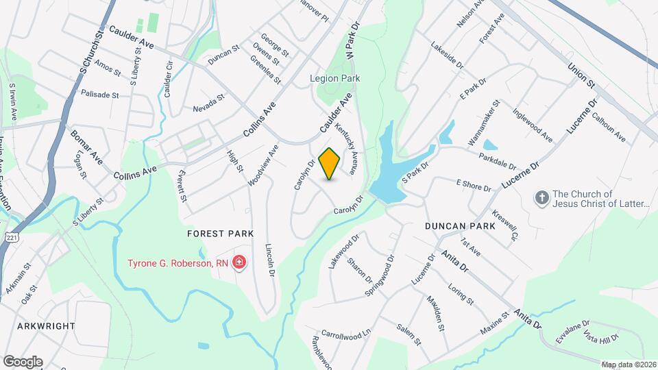 106 Whitener Ave Map and Location Details