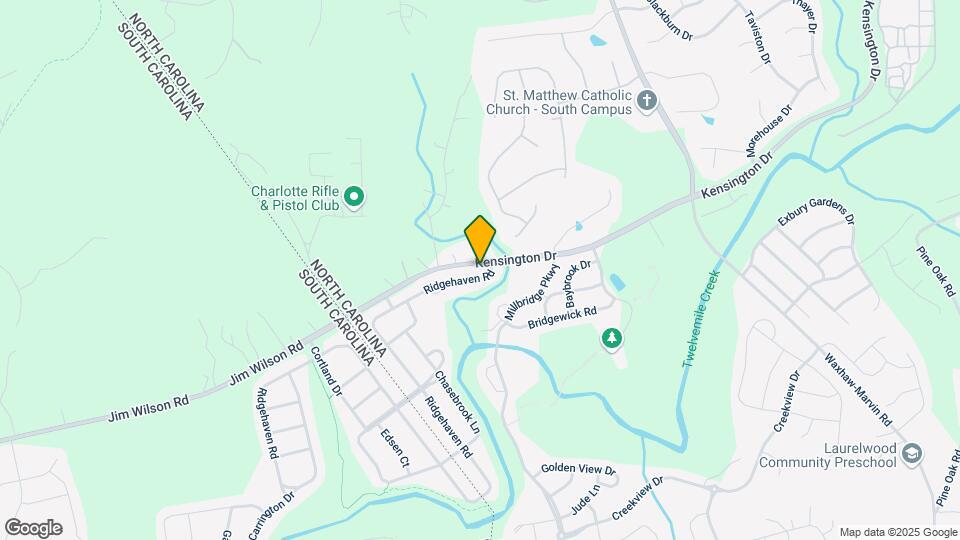 1004 Ridgehaven Rd Map and Location Details