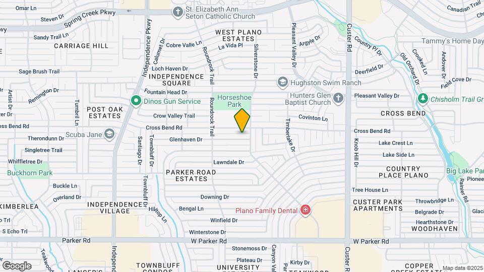 2501 Glenhaven Dr Map and Location Details