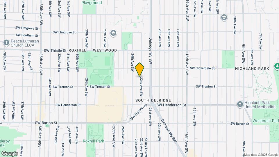 8631 22nd Ave SW, Unit Lovely Bedroom lower adu Map and Location Details