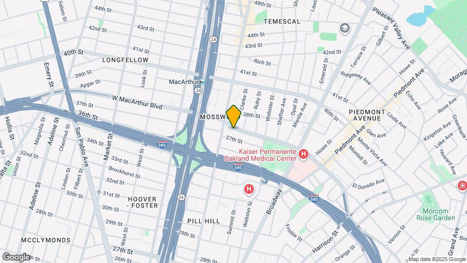 485 W MacArthur Blvd Map and Location Details