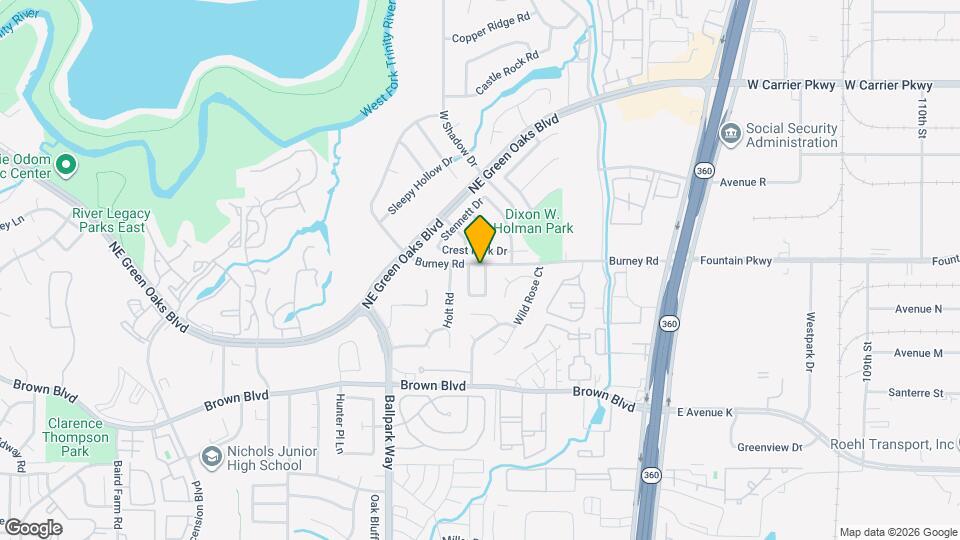 2516 Oak Hill Dr Map and Location Details