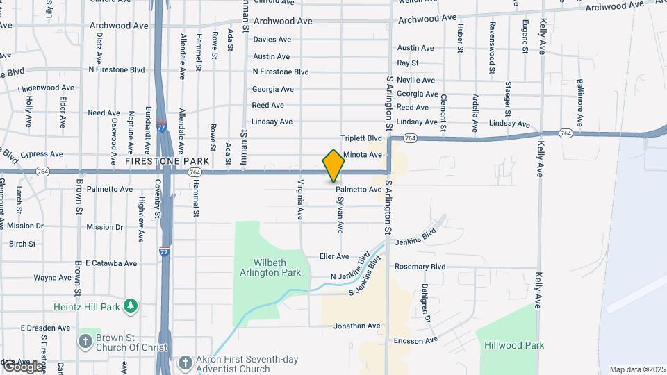 883 Palmetto Ave Mapa y Detalles de la Ubicación