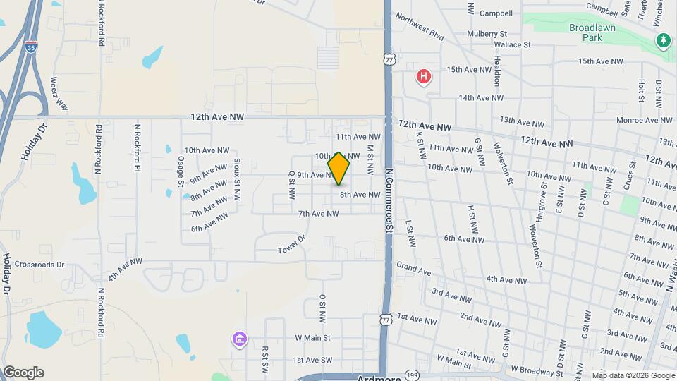 1407 8th Ave NW Map and Location Details