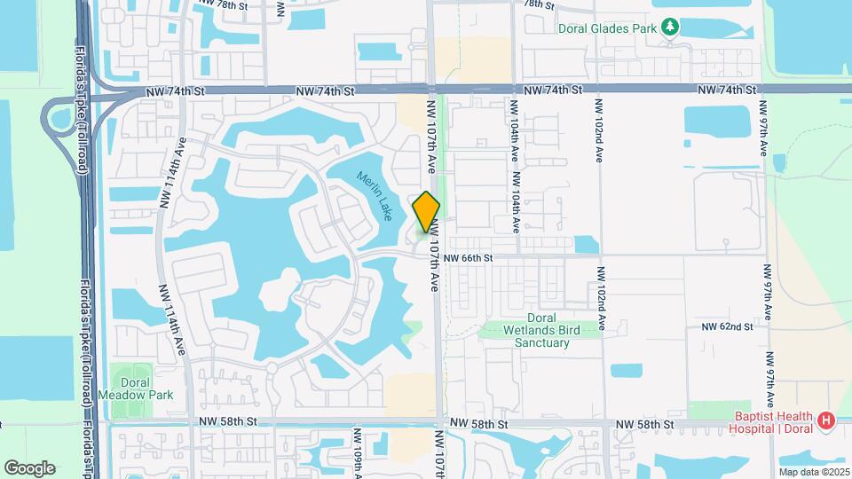 6671 NW 107th Ct Map and Location Details