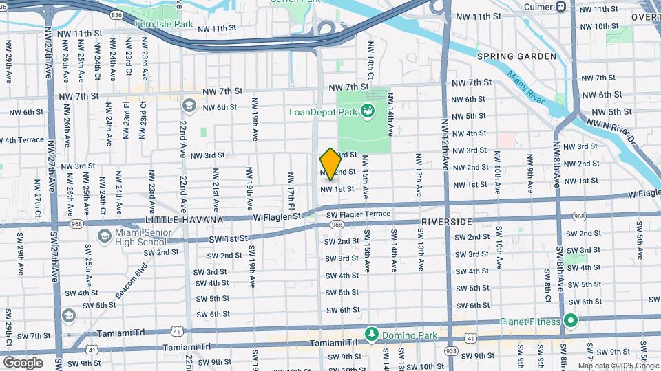 1619 NW 1st St Map and Location Details