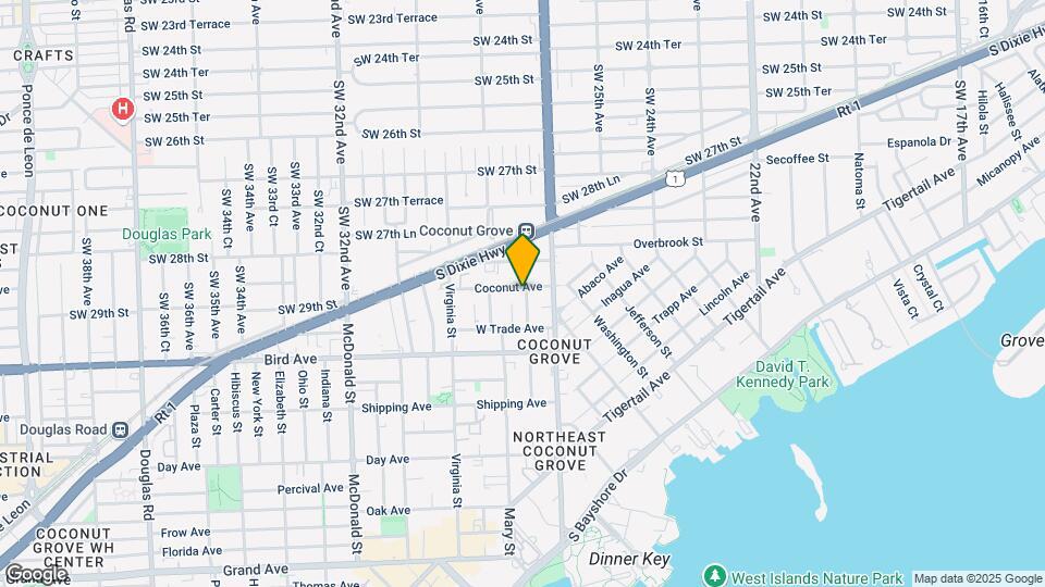 2808 Coconut Ave Map and Location Details