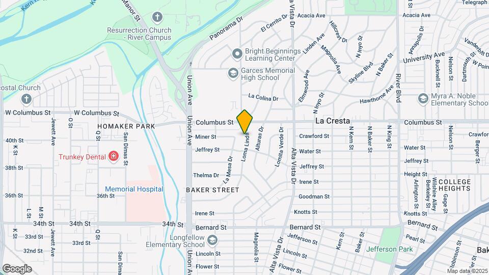 2520 Loma Linda Dr Mapa y Detalles de la Ubicación