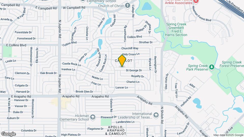 2909 St George Dr Map and Location Details