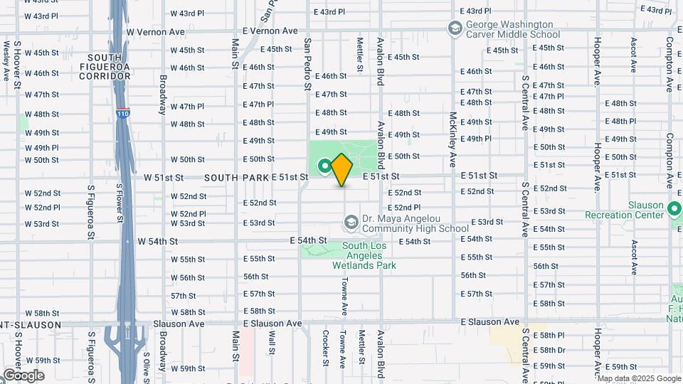 5121-5125 Towne Ave Mapa y Detalles de la Ubicación
