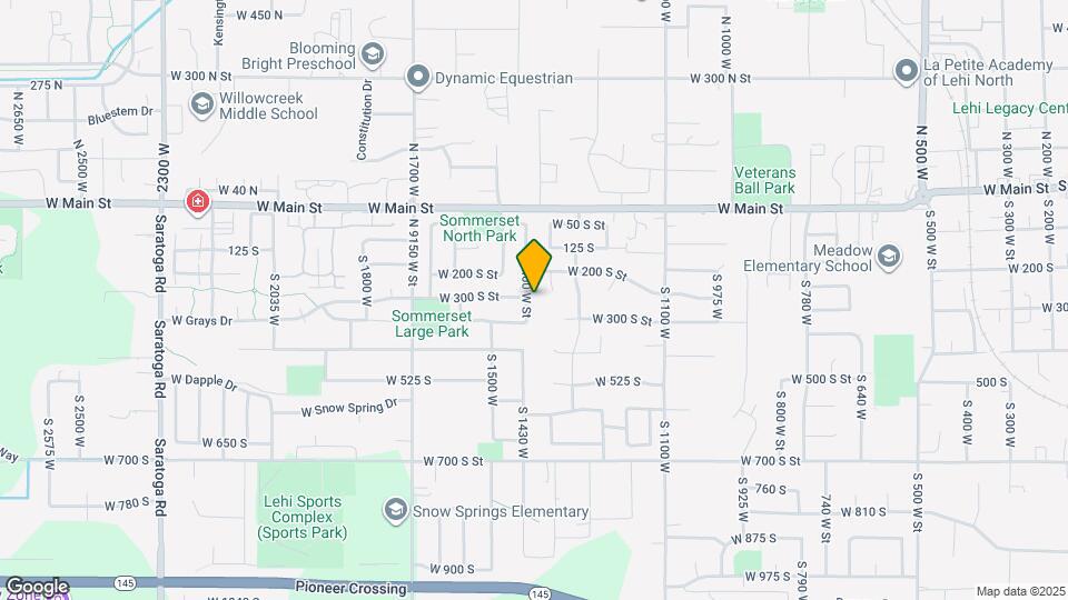 309 S 1400 W Mapa y Detalles de la Ubicación